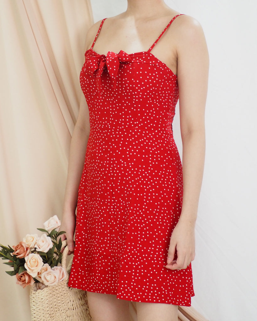Aerin Dress (RED POLKA DOT)
