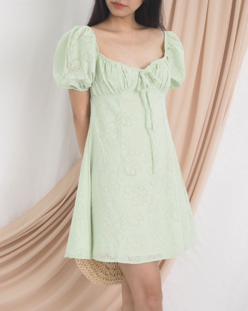 Hattie Bustier Dress (GREEN) (LAST: SIZE S)