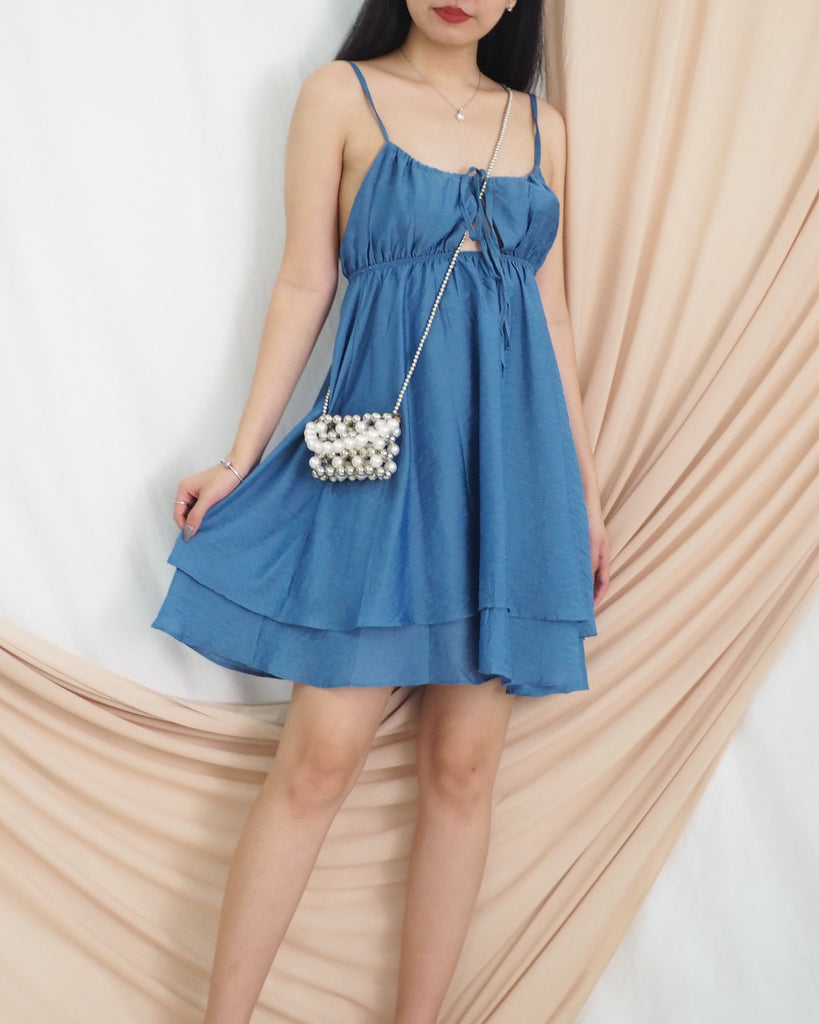 Penny Mini Swing Dress (BLUE)